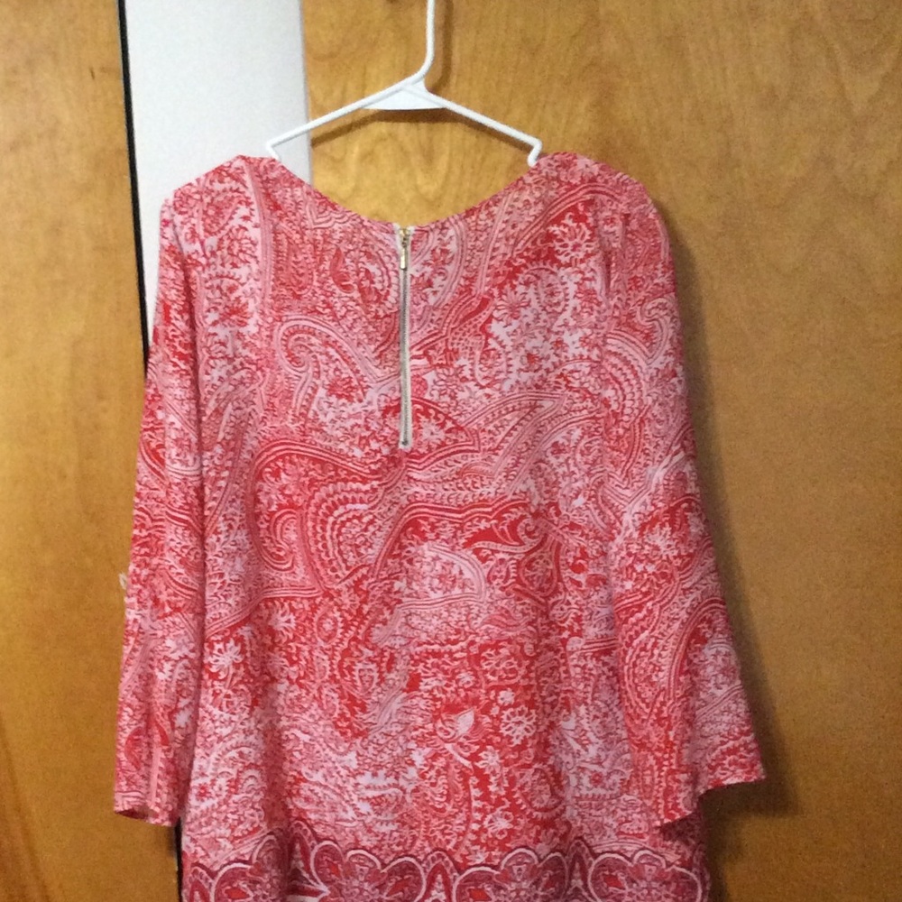 Red & White Top